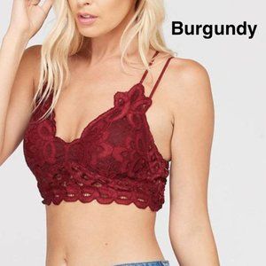Wishlist Scalloped Lace Double Strap Bralette